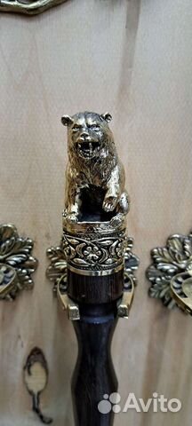 Ложка для обуви «Медведь». Бронза купить с доставкой Ложка для обуви «Медведь». Бронза