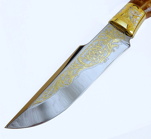 Нож в ножнах «Подарочный». Златоуст купить с доставкой Нож в ножнах «Подарочный». Златоуст