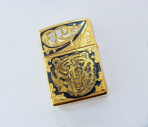 Зажигалка Zippo оригинал "Медведь" № 3
