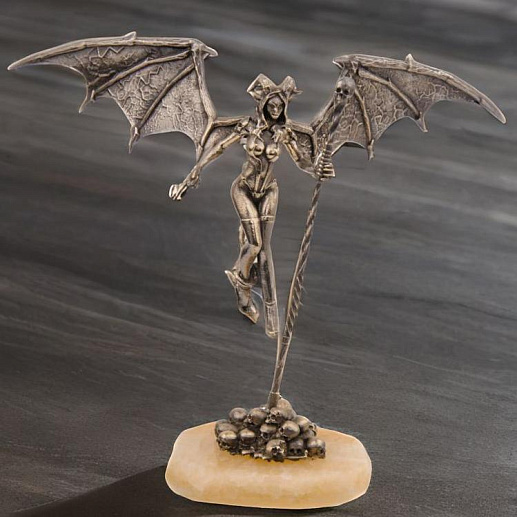 Бронзовая статуэтка "Суккуб" на камне купить с доставкой Бронзовая статуэтка "Суккуб" на камне